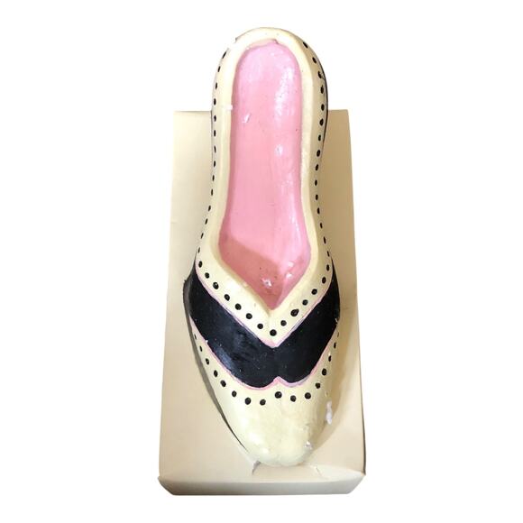 Lava Vintage Vogue Sculpted Shoe Scented Decorative Candle Lead-Free 10.6oz - Picture 14 of 14